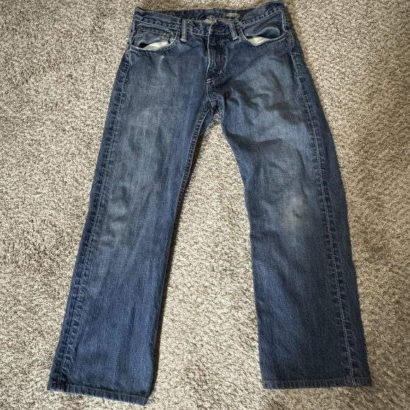 Polo Ralph Lauren Jeans Mens 30x30 Blue Denim Straight Leg 5-Pocket - Picture 1 of 11